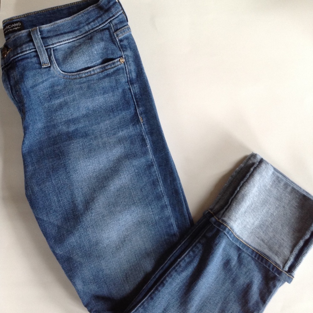 Marciano Cuffed Cropped Jean